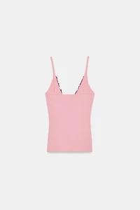 SEQUIN STRAP TOP