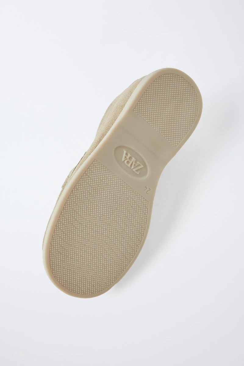 LEATHER SADDLE LOAFERS