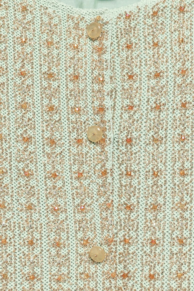 BEADED CARDIGAN MARISA BERENSON X ZARA