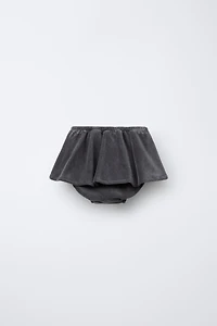 JUPE-CULOTTE EN VELOURS CÔTELÉ
