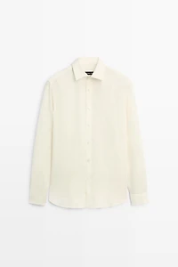 100% linen regular fit shirt