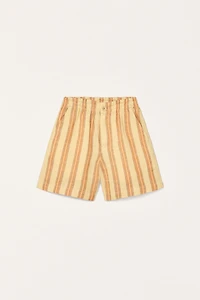 STRIPED 100% LINEN SHORTS LIMITED EDITION