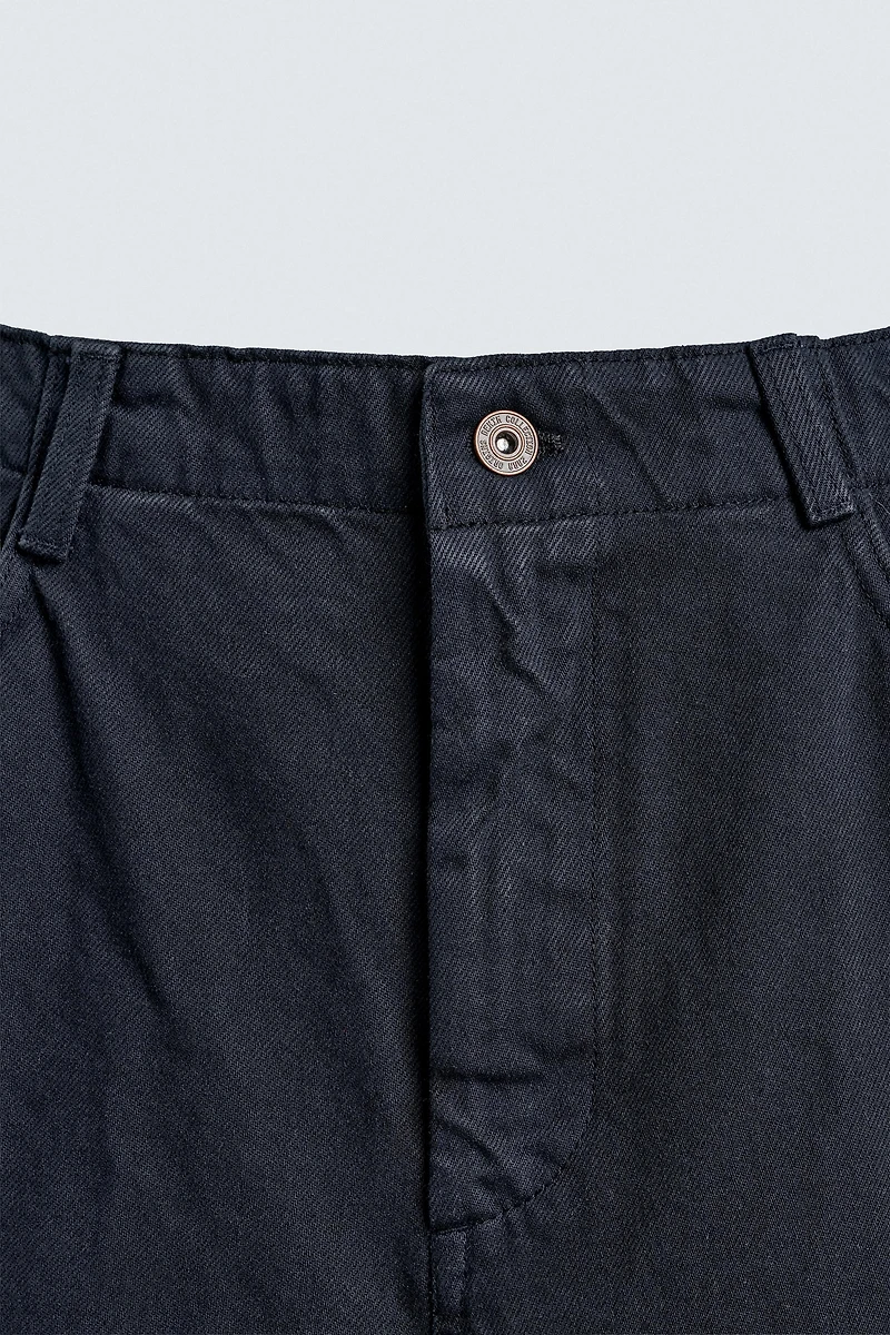 STRAIGHT FIT CARGO PANTS