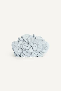 LEATHER FLOWER CLUTCH LIMITED EDITION