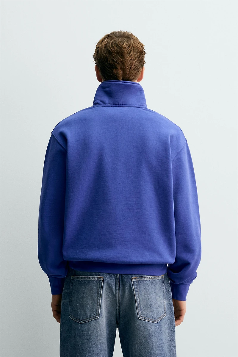 SWEAT COL ZIPPÉ À BANDE AARON LEVINE X ZARA