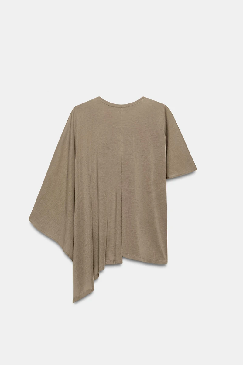 HAUT ASYMÉTRIQUE EFFET CAPE