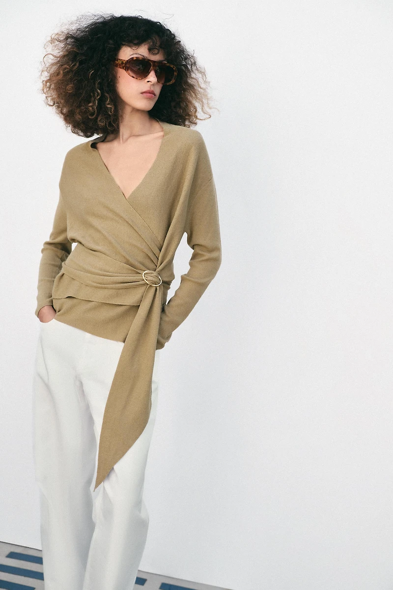 WRAP CARDIGAN