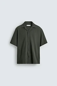REGULAR FIT TEXTURED SHIRT