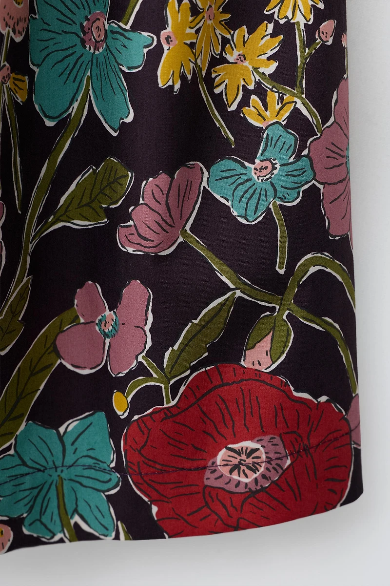 FLORAL PRINT DRESS MADE WITH LIBERTY FABRIC
