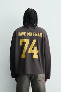 NUMBER PRINT T-SHIRT