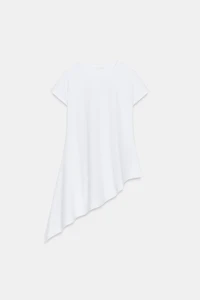 ASYMMETRIC SHORT SLEEVE T-SHIRT