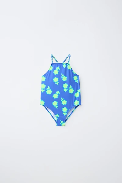 2-6 ANS/ MAILLOT DE BAIN À FLEURS