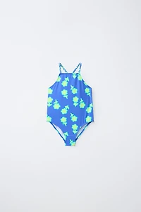 2-6 ANS/ MAILLOT DE BAIN À FLEURS