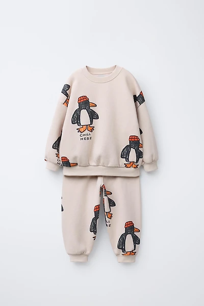 ENSEMBLE JOGGING PINGOUINS