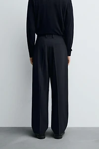 STRIPED SUIT PANTS