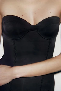 POLYAMIDE BLEND LACE BODYSUIT