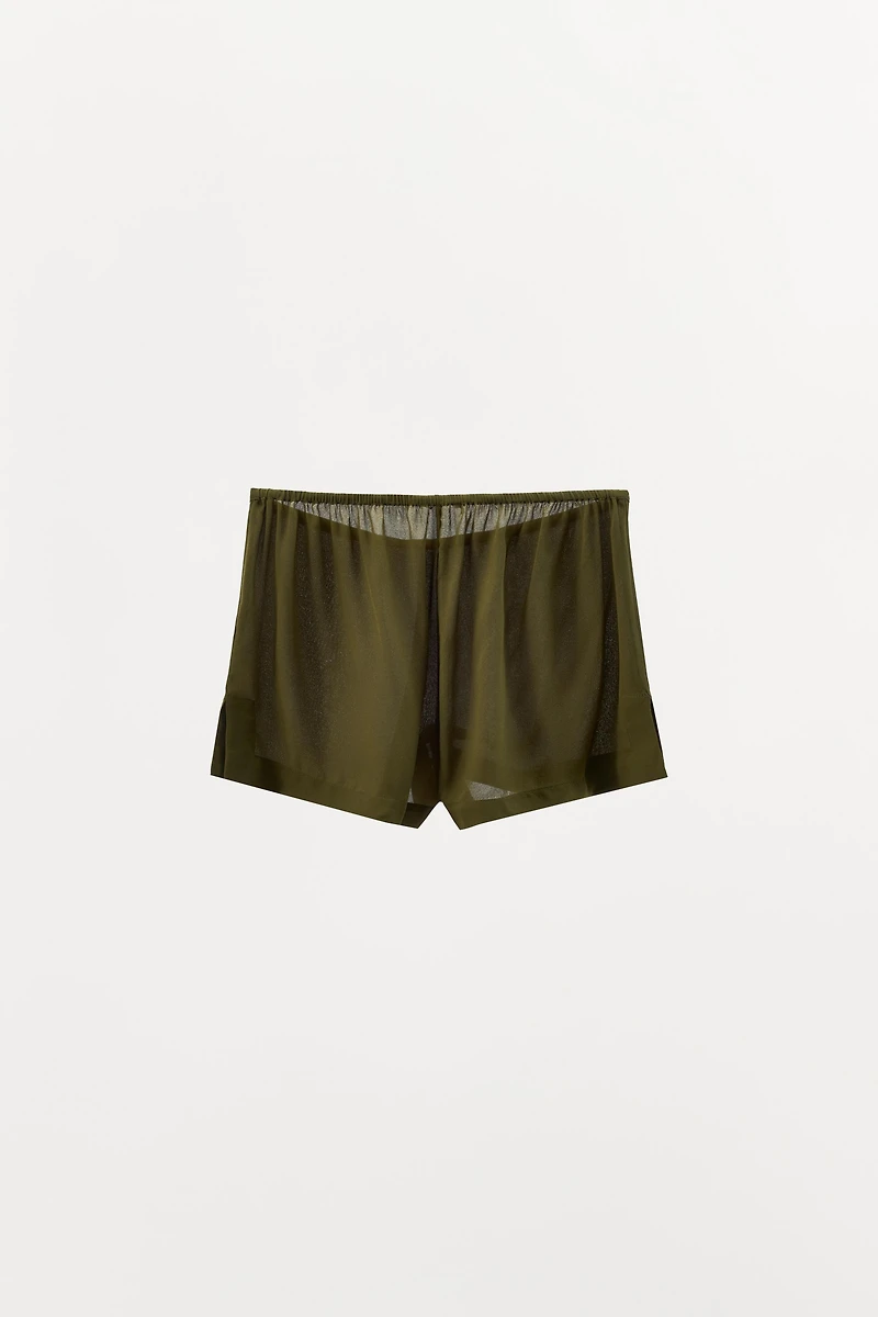 100% SILK SHORTS