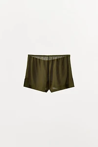 100% SILK SHORTS