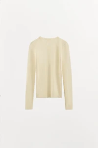 COTTON BUTTON T-SHIRT