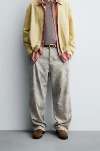 ABSTRACT PRINT RELAXED FIT PANTS