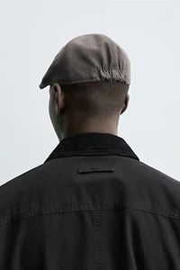 HOUNDSTOOTH FLANNEL BERET