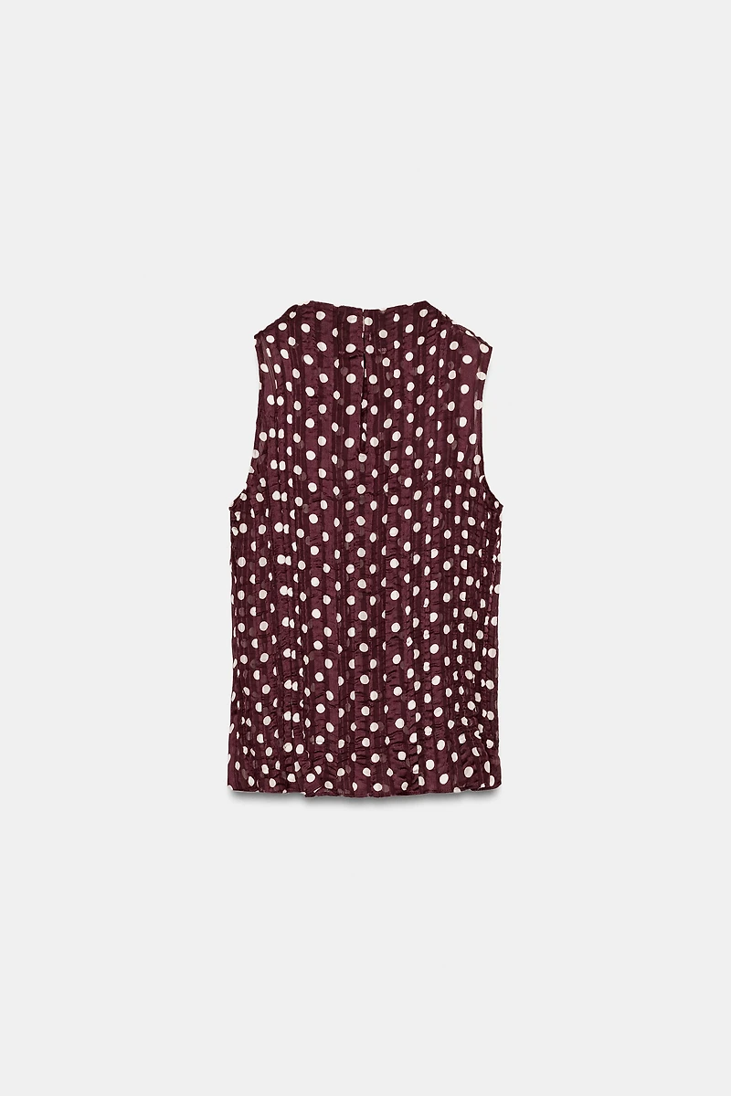 POLKA DOT BLOUSE