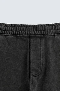 PANTALON DE JOGGING COUPE DÉCONTRACTÉE DÉLAVÉ