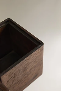 SMALL WOODEN BOX WITH LID