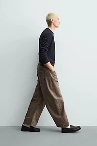 BARREL FIT PANTS