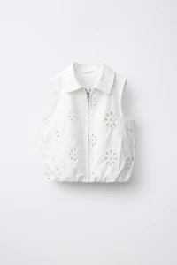 SWISS EMBROIDERY VEST