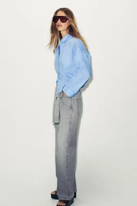 CHEMISE EN POPELINE RAYÉE