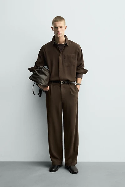RELAXED FIT FLOWY PANTS