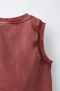HEAVY JERSEY EMBROIDERED T-SHIRT