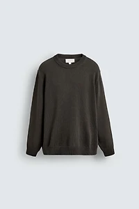 REGULAR FIT COTTON SWEATER