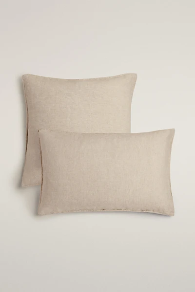 WASHED LINEN PILLOWCASE (160 GxM²)