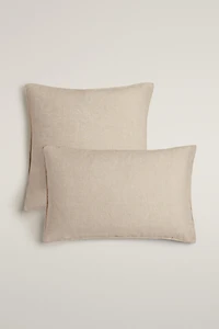 WASHED LINEN PILLOWCASE (160 GxM²)