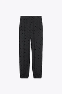 PANTALON BOUFFANT À POIS