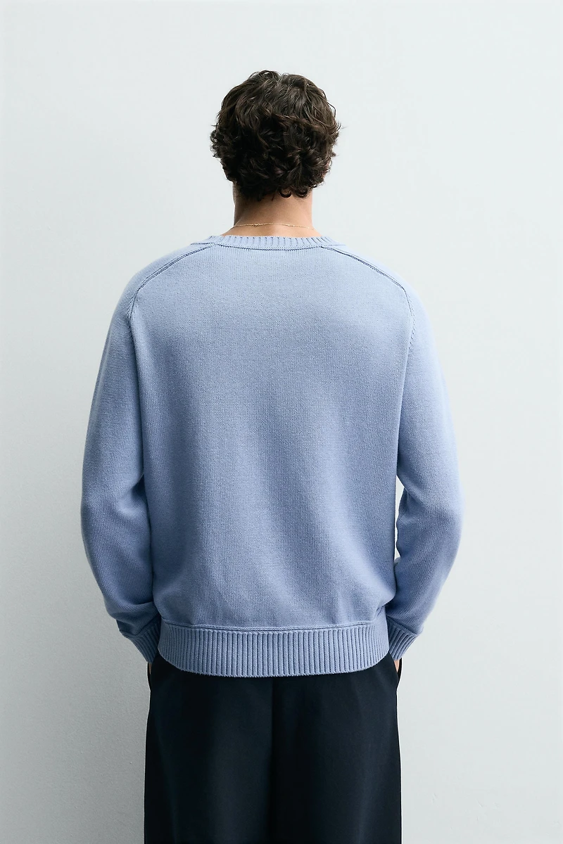 PULL EN COTON - CACHEMIRE
