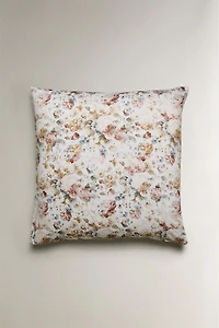 TAIE D’OREILLER SATIN FLORAL (300 FILS)