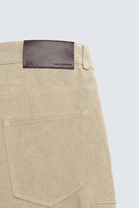 100% LINEN BALLOON FIT PANTS