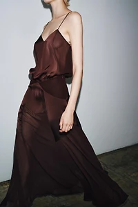 LONG COMBINATION DRESS