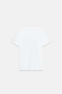 T-SHIRT MÉTALLISÉ MANCHES COURTES