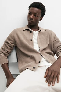 Cardigan en maille de coton