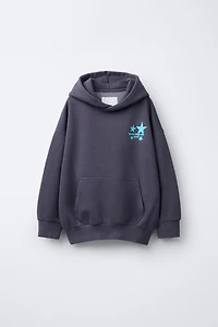 SWEAT À CAPUCHE IMPRIMÉ ÉTOILE