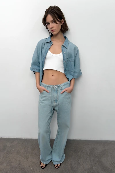 TRF FLOWY DENIM JEANS