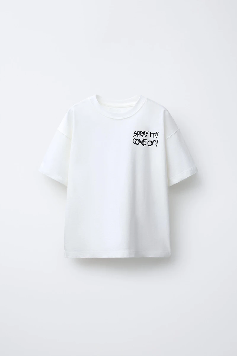 GRAFFITI PRINT T-SHIRT