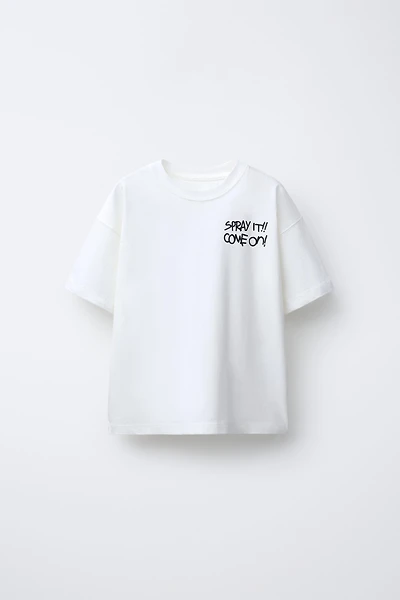 GRAFFITI PRINT T-SHIRT