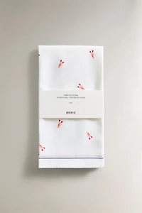 SET OF LOBSTER COTTON KITCHEN TOWELS (SET OF 2)