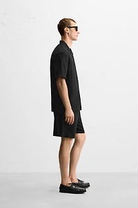 GEOMETRIC JACQUARD SHORTS