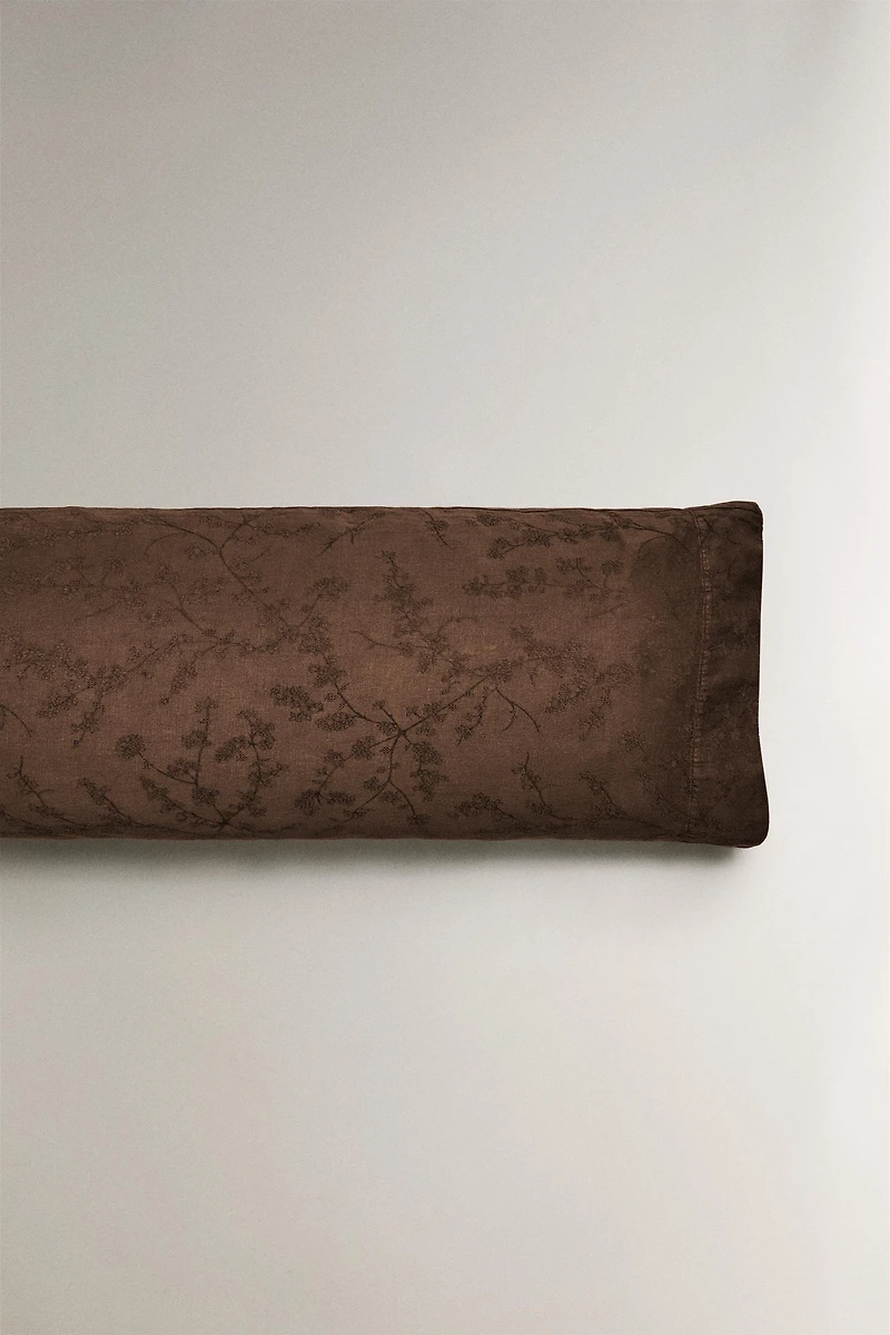 TAIE D'OREILLER COTON ET LIN